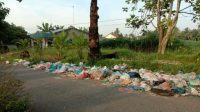 Sampah Berserakan Mengeluarkan Bau Tak Sedap. Warga Minta Bak Sampah.