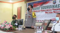 KAPOLRES PEMATANGSIANTAR PIMPIN RAPAT LINTAS SEKTORAL OPS LILIN TOBA 2021