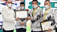 Serahkan Medali Gurulympics PGRI 2020 Edy Rahmayadi Ajak Guru Gunakan Metode Terbaik Dalam Mengajar