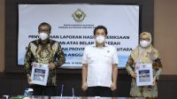 Terima LHP Kepatuhan atas Belanja Daerah Pengelolaan Keuangan Pemprov Sumut Semakin Baik