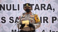 Pimpin Sertijab 11 Pejabat Utama Polda Sumut, Kapolda Sumut Berikan Tinta Emas Terbaikmu Untuk Pelayanan Kepada Masyarakat.