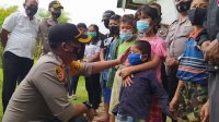 7 Anak Alm Rianto Simbolon Korban Pembunuhan Mendapat Perhatian Kapolres Yang Baru Jabat di Samosir