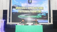 Kodam XII/Tpr Gelar Sosialisasi dan Bimtek Penyusunan Produk Staf Satuan Jajaran