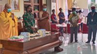 Kodim 0503/JB Bersama Vihara Hemadhiro Mettavati Gelar Baksos Donor Darah.