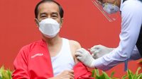 Presiden RI, Jokowi Terima Suntikan Dosis Kedua Vaksin Covid-19