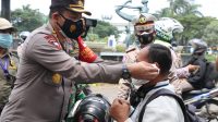 10.300 Masker di Bagikan Polresta Tangerang, Pemkab dan Kodim Tigaraksa Saat Operasi Yustisi