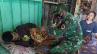 Terjangkit Malaria, Warga Perbatasan RI-PNG dirawat Satgas Yonif MR 413 Kostrad
