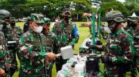 Asops Kasad Didampingi Danrem 162/WB Cek Kesiapan Satgas Pamtas RI-RDTL Yonif 742/SWY