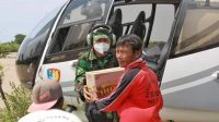 Helikopter Lanud Suryadarma, Lanjutkan Pedistribusian logistik Banjir Subang