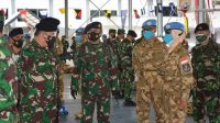 Asops Panglima TNI Periksa Kesiapan Satgas MTF Kontingen Garuda XXVIII-M/UNIFIL