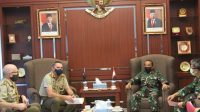 Kapuskersin TNI Terima Courtesy Call Atase Pertahanan Australia di Jakarta