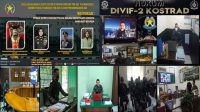 Sambut Hut Korps Hukum Ke-69 TNI AD, Hukum Divif 2 Kostrad Ikuti Webinar
