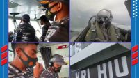 Pesawat Tempur TNI-AU, KRI HIU 364 Bersama Amankan Perbatasan RI-Malaysia