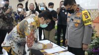 POLDA BANTEN JALIN KERJASAMA DENGAN BRI DAN PT. DWI GRIYA SEJAHTERA.