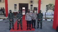 PANGLIMA TNI DAN KAPOLRI TINJAU LANGSUNG PELAKSANAAN VAKSINASI PRAJURIT TNI-POLRI DI POLDA KEPRI