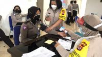 DI HARI KE 8 SEBANYAK 143 PERSONEL POLDA BANTEN TELAH MELAKUKAN VAKSINASI.