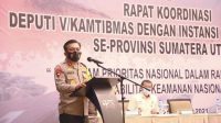 Kapolda Sumut Laksanakan Rapat Koordinasi Antar Instansi Penegak Hukum se-Provinsi Sumut.