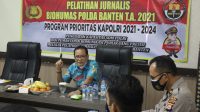 POLDA BANTEN LAKSANAKAN PELATIHAN JURNALISME KEPOLISIAN.