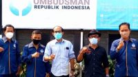 Seno Aji Laporkan Dugaan Maladministrasi BPN Kantah Bandar Lampung Ke Ombudsman RI