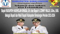 DPD LSM Martabat Kab.Simalungun Berikan Ucapan Selamat Atas Pelantikkan Bupati dan Wakil Bupati Simalungun Periode 2021-2024