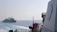 Sebelum Sandar di Pelabuhan Jeddah, KRI SHN-366 Passing Exercise Dengan Kapal Perang Arab Saudi