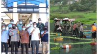 TNI – Polri Lakukan Penertiban Jaring Apung di Kawasan Danau Toba