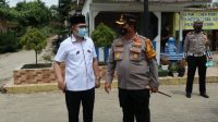 Kapolres Dampingi Kompolnas Tinjau Pos Check Point Penyekatan di Wilayah Hukum Polres Batu Bara