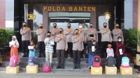 Polisi Sayang Anak Yatim, Kapolda Banten Berikan Santunan