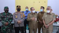 Bupati Bersama Kapolres Batu Bara Tinjau Langsung Vaksinasi Massal Lansia dan Guru