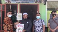Jum’at Berkah, Satres Narkoba Polres Labuhanbatu Salurkan Bantuan Kepada Yayasan Mesjid Nurul Iman