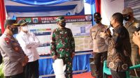 Berkunjung ke Kelurahan Cilangkap, Panglima dan Kapolri Apresiasi Peran 4 Pilar Tekan Kasus Corona.