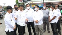 Walikota Siantar Tinjau Tempat Pembuangan Sampah di Pasar Dwikora