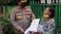 Jelang HUT Bhayangkara ke-75 Polres Batu Bara Laksanakan Anjangsana ke Warakawuri Kecamatan Lima Puluh.