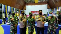 Jelang Hari Bhayangkara ke-75 Tahun 2021 Polres Batu Bara Laksanakan Serbuan Vaksinasi Nasional.