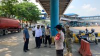 DIRRESNARKOBA POLDA BANTEN MONITORING PENERAPAN PPKM DARURAT DI CELEGON.