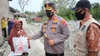 Kapolres Batu Bara Bersama KSJ Berikan Bantuan Sosial di Desa Tali Air Permai