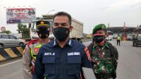 TEKAN COVID-19 SATGAS PPKM DARURAT BANTEN PERIKSA KETAT SETIAP KENDERAAN DI PINTU TOL, 10 KENDERAAN DI PUTAR BALIKKAN.