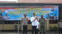 Serentak Di Sumut, Polres Pematangsiantar Gelar Apel Kesiapan Tenaga Vaksinator Tamabahan Tahun 2021