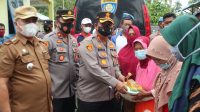 Motivasi Bhabinkamtibmas, Kapolda sumut Berikan Bantuan Sembako, di Serahkan Kapolres Batu Bara.