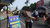 HARI KE 12 PPKM DARURAT POLDA BANTEN PUTAR BALIKKAN 3576 KENDERAAN,1353 ORANG TELAH DIVAKSIN, 2121 MASKER TELAH DIBAGIKAN.