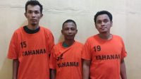 SATRESKRIM POLRES SIMALUNGUN AMANKAN TIGA KAWANAN PENCURI RUMAH KOSONG.