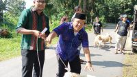 Kakanwil Kemenag Sumut Drs H Syarul Wirdah MM berikan lembu kurban untuk PD Tarbiyah Perti Sumut