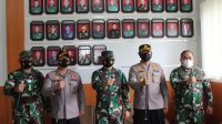 PERKUAT SOLIDITAS TNI-POLRI KAPOLRES PEMATANGSIANTAR SILATURAHMI KE MAKOREM 022/PANTAI TIMUR.