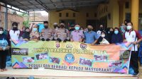 JUMAT BAROKAH DITPAMOBVIT POLDA BANTEN BERBAGI PAKET SEMBAKO KE MASYARAKAT.