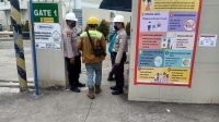 Jamin Keamanan Pada Obviter, Personel Ditpamobvit Polda Banten Lakukan Patroli di PT Merak Energi Indonesia.