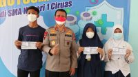 Dukung Akselarasi Vaksinasi Nasional, Polda Banten Gelar Vaksinasi Tingkat Pelajar