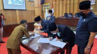 Ranperda P-APBD 2021 di Setujui 10 Fraksi DPRD Kabupaten Batu Bara.