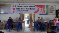 Kapolres Batu Bara Monitor Pelaksanaan Vaksin di Desa Kampung Mangkai.