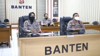 Polda Banten Hadiri Rapat Evaluasi Pelaksanaan Pembelajaran Tatap Muka di Jawa-Bali.