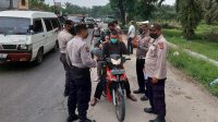 Polres Batu Bara Operasi Yustisi Stasioner di Jalinsum Lima Puluh – Kisaran.